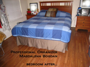 Houston Professional Organizer will organize your bedroom 