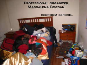 Professional Organizer in Houston Magdalena Bogdan Bedroom organizing before2